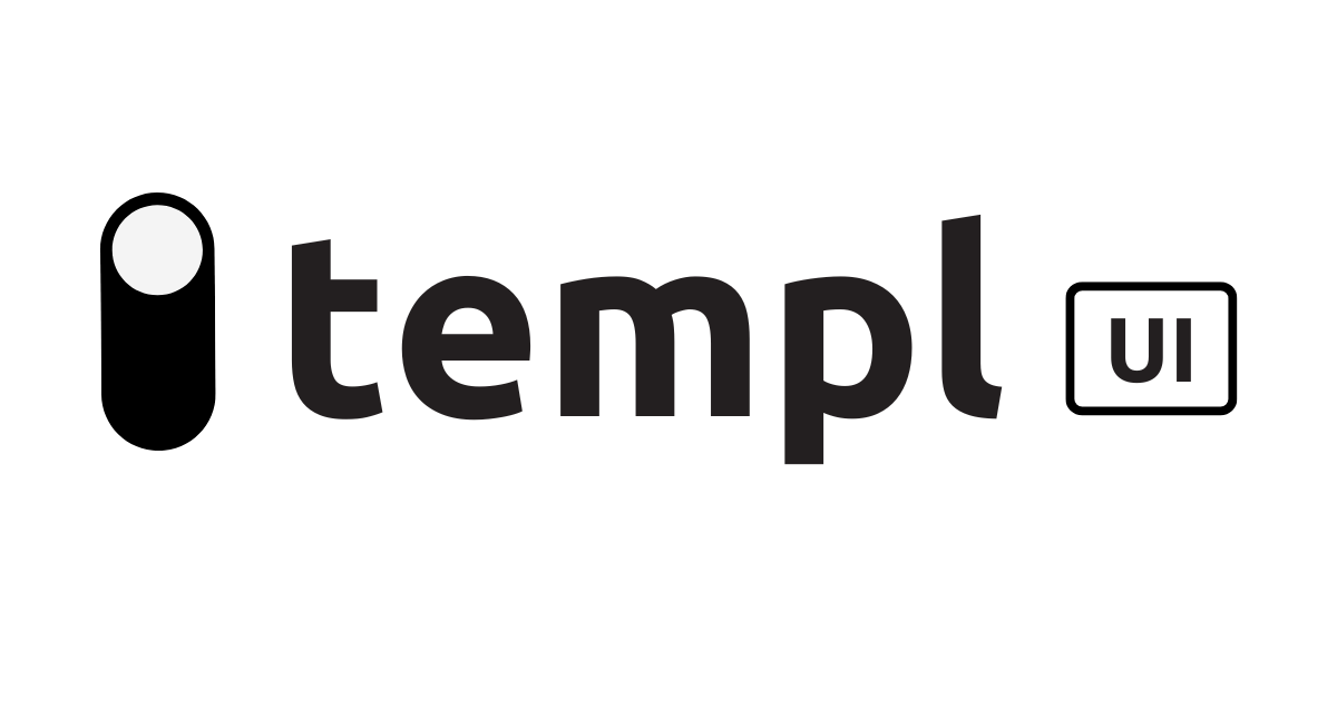 Show HN: templUI – The UI Kit for templ (CLI-based, like shadcn/UI)